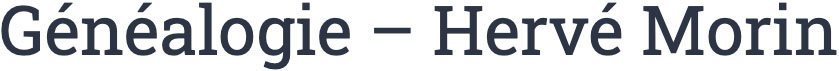 G&eacute;n&eacute;alogie &ndash; Herv&eacute; Morin Logo